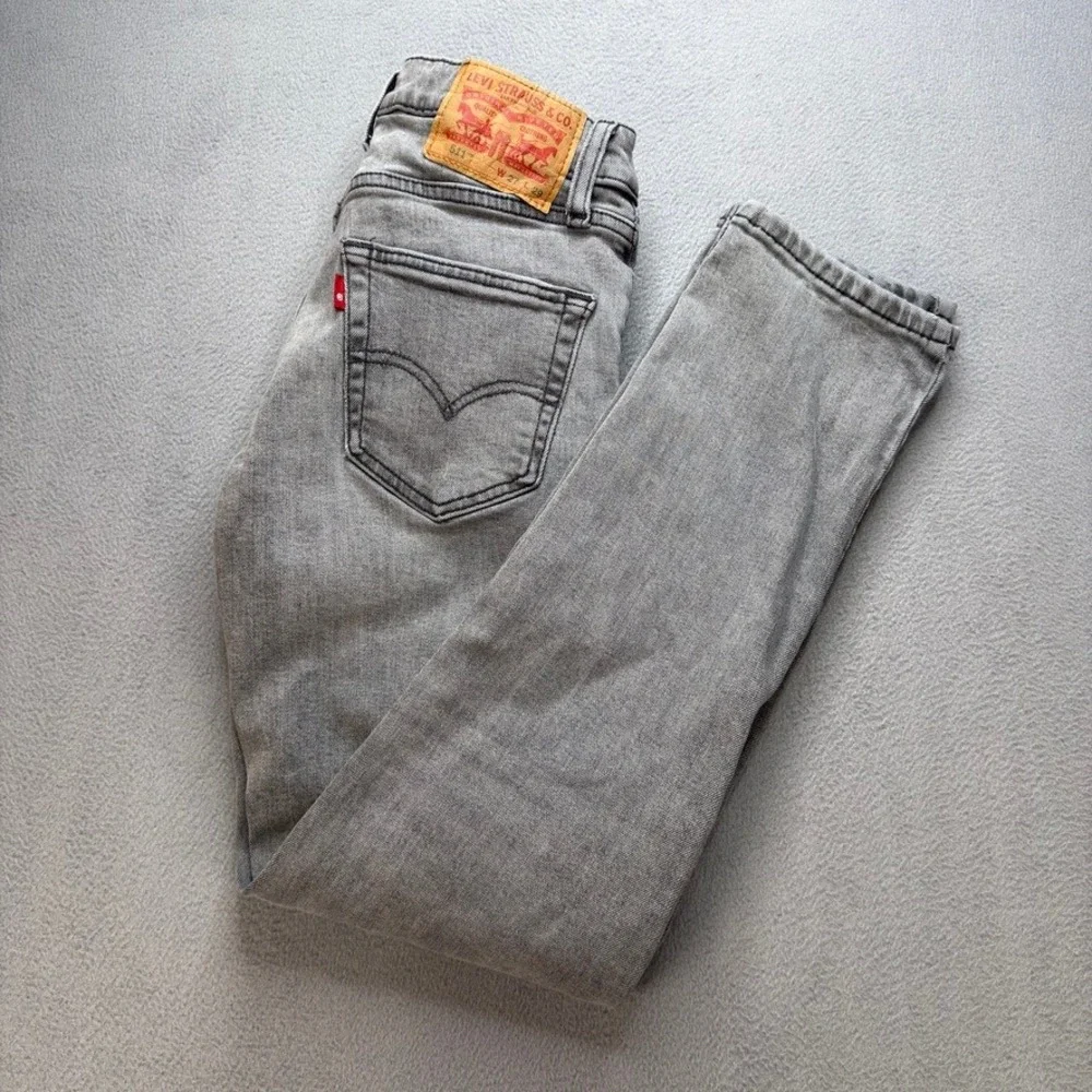 Levis 511 Slim Fit Jeans Mens 27x29 (FIT 25x27) Gray Denim Streetwear Classic